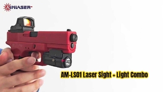 AM-LS01 مسدس تصويب بالليزر + مجموعة ضوء