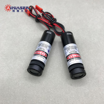 520nm Powell Lens Uniform Line Laser Module For 3D Robot Machine Vision Laser Automation System