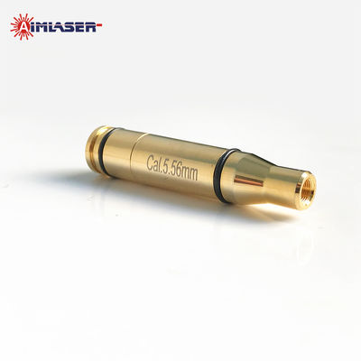 5.56mm 223 Laser Bore Sight Gold Plated Rifle Chamber In Alignment Tool Laser Bore Sighter