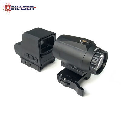 منظار سلاح هولوغرافي AIMLASER ومكبر 3X للبصريات التكتيكية العسكرية والدفاعية