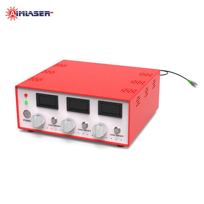 RGB Fiber Coupled Laser Diode Module 450nm 520nm 638nm 20mW طاقة قابلة للتعديل مع TTL تعديل التناظرية والتحكم بالحاسوب